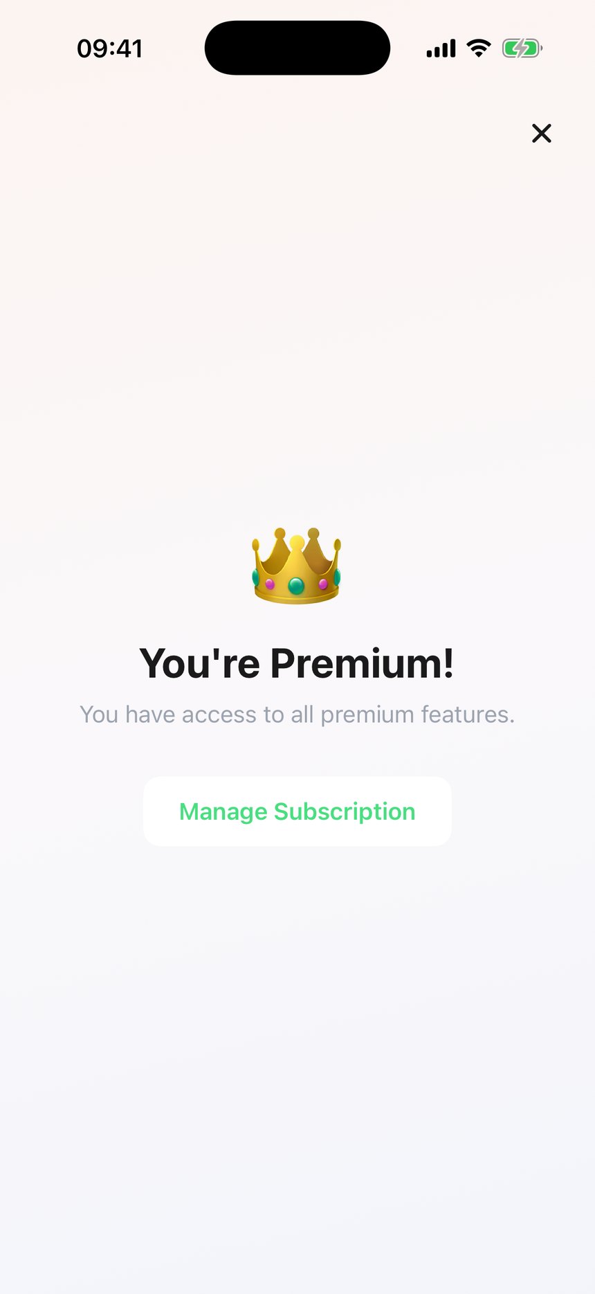 You're Premium!