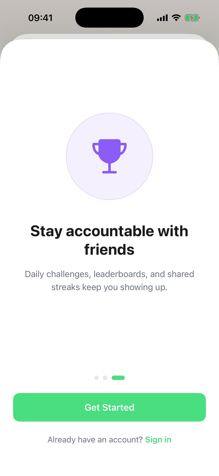 Stay accountable with friends
