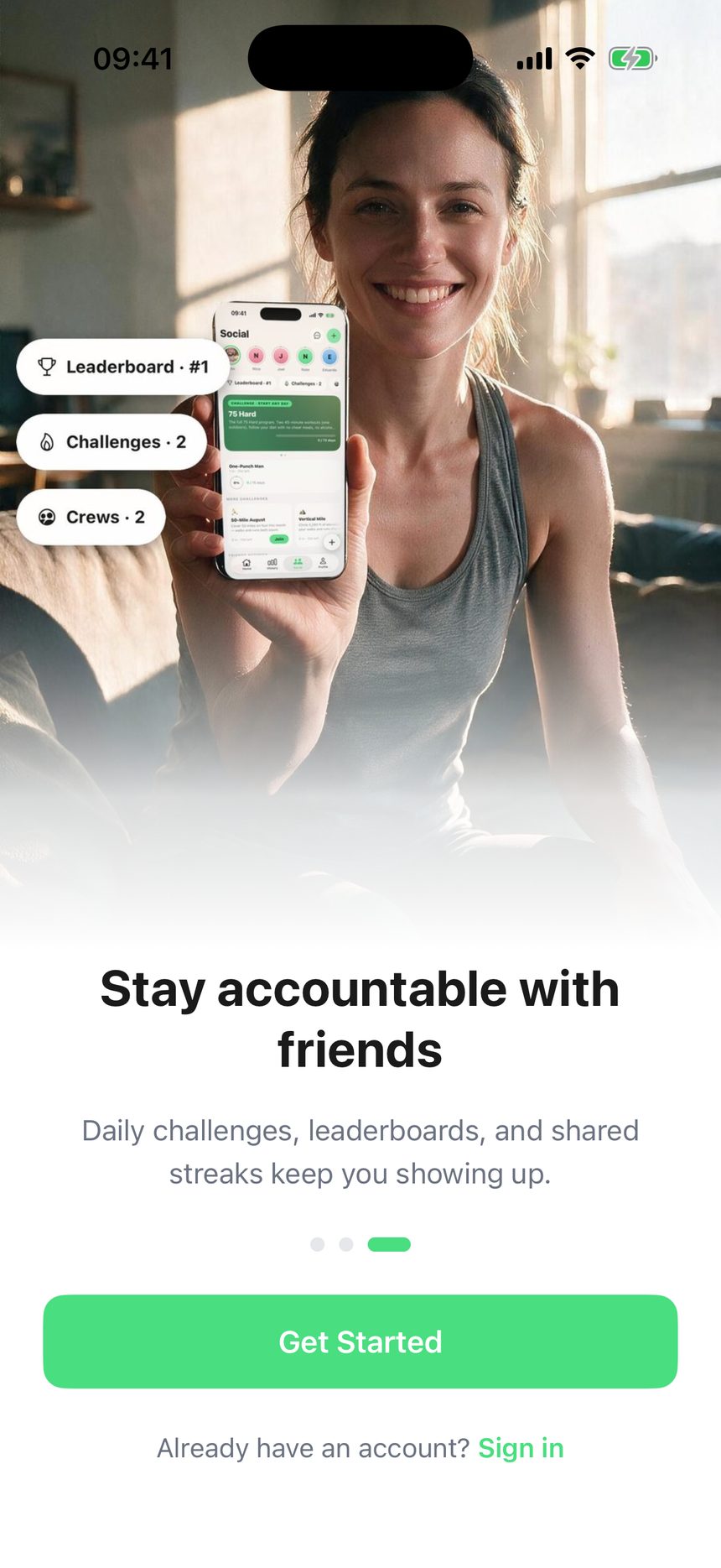 Stay accountable with friends