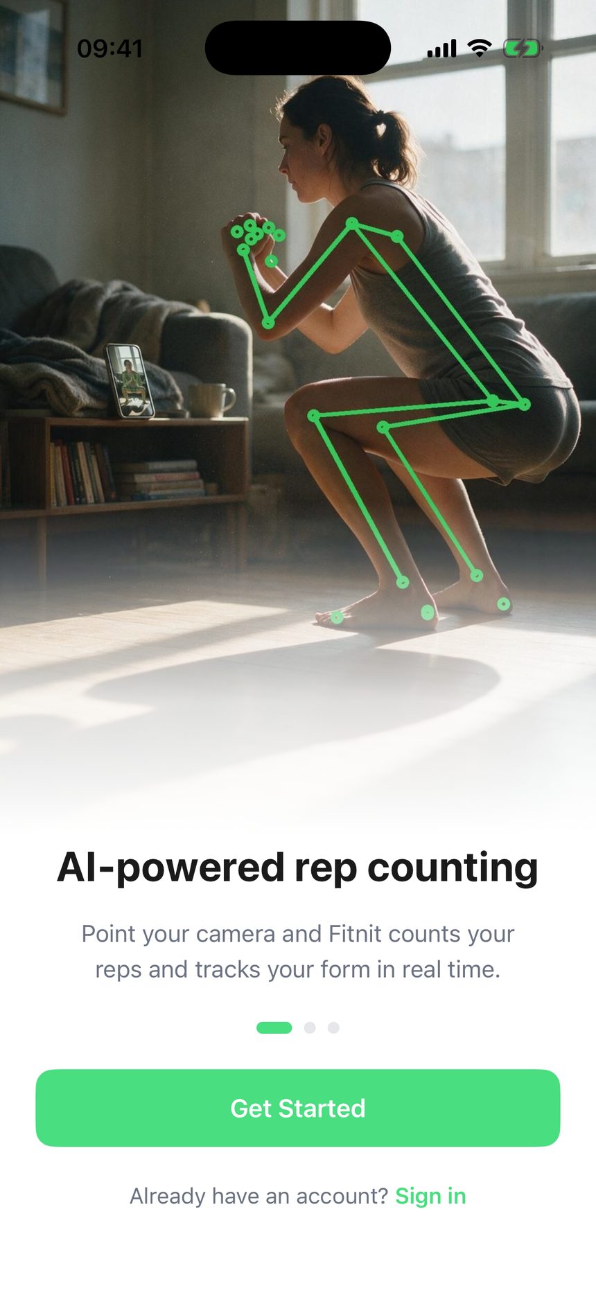AI-powered rep counting